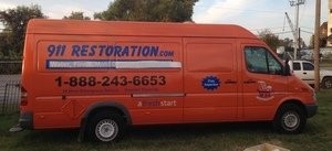 Water Damage and Mold Restoration Vehicle